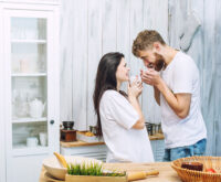 Pareja disfrutando